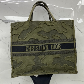 DIOR BAG BOOK TOTE LARGE KHAKI GREEN