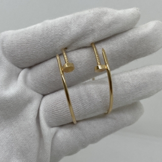 CARTIER FINE JEWELRY EARRINGS RG750 JUSTE EN CLOU EARRING WITH CERT & BOX 2023 10.55G TCG353