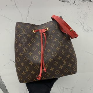 LOUIS VUITTON BAG MONOGRAM NEO NOE RED M44021 TY0231
