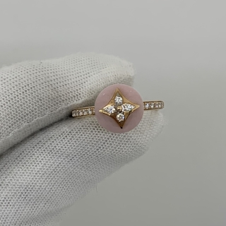 LOUIS VUITTON FINE JEWELRY RING Q9M00A COLOR BLOSSOM 750 #57 A91424