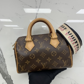 LOUIS VUITTON BAG MONOGRAM M46234 SPEEDY 20 BANDOULIERE 2WAY RFID W/ LOCK & KEYS