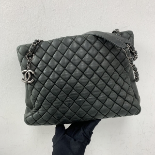 CHANEL BAG  BUBBLE LAMBSKIN CHAIN TOTE GREEN SHW NO.17 NC 17092020