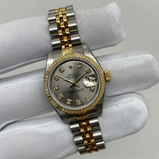 ROLEX WATCH DATEJUST 79173 MOTHER OF PEARL 2003 FULLSET YG965139