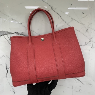 HERMES BAG GARDEN PARTY 30 TPM NEGONDA T STAMP PHW