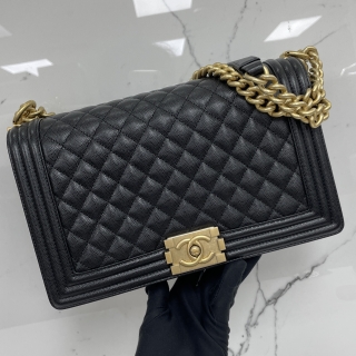 CHANEL BAG BOY CAVIAR MEDIUM 28CM NO.27 W/CARD 27212712
