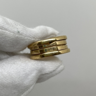 BVLGARI FINE JEWELRY RING 335932 RG750 BZERO 3 BAND W/GUARANTEE CARD 9.3G #51 AXYHXK