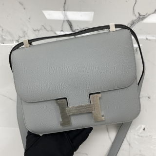 HERMES BAG CONSTANCE CONSTANCE III 24 EPSOM GRIS PANTINE K STAMP
