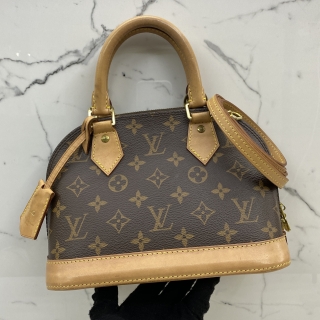 LOUIS VUITTON BAG MONOGRAM M53152 ALMA BB WITH INITALS RFID / DATE CODE