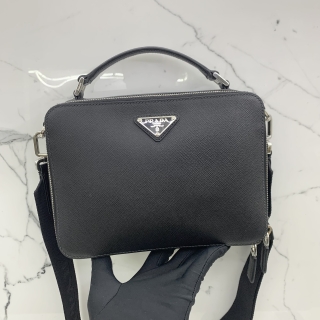 PRADA BAG SAFFIANO 2VH069 2WAY SHOULDER CAMERA BLACK