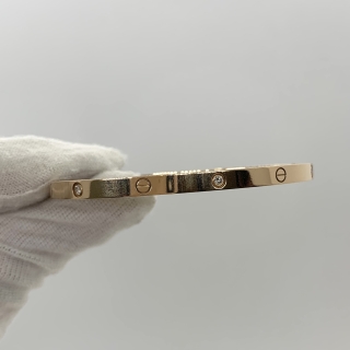 CARTIER FINE JEWELRY BRACELET SM #16 6P LOVE HALF BANGLE PG 17.9G FULLSET　2020 LDQ803