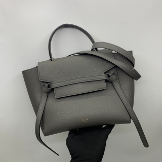 CELINE BAG BELT MICRO 2WAY NEW LOGO GREY