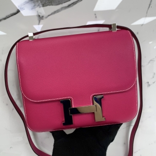 HERMES BAG CONSTANCE III 24 EPSOM PINK PHW X STAMP