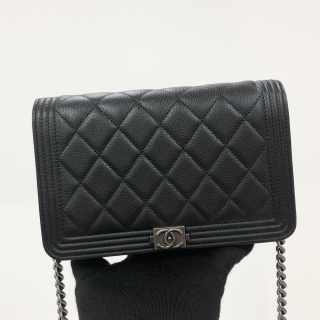 CHANEL BAG BOY WALLET ON CHAIN SHW MICROCHIPPED