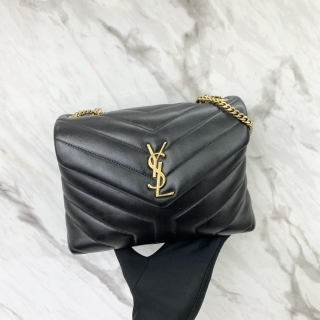 YSL BAG 494699 LOULOU BLACK