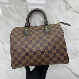 LOUIS VUITTON BAG DAMIER N41532 SPEEDY 25 W/LOCK & KEYS CT3199
