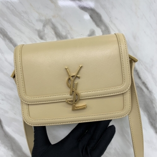 YSL BAG 634306 SOLFERINO SMALL SATCHEL IN BOX YELLOW