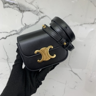 CELINE BAG MINI CLAUDE IN SHINY CALFSKIN SHOULDER U-RG-1243