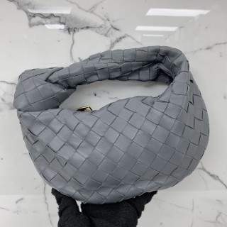BOTTEGA VENETA BAG MINI JODIE INTRECIATTO GREY