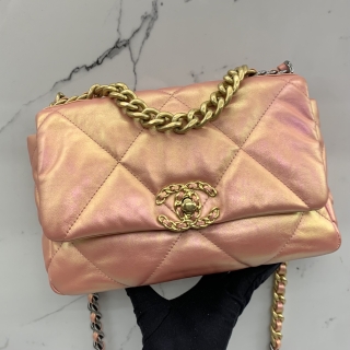 CHANEL BAG CHANEL19 SMALL IRIDESCENCE NO.31 W/CARD 31020365