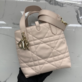 DIOR BAG CANNAGE CANNAGE 2WAY SMALL TOUJOURS VERTICAL TOTE BAG PINK 74MA1215