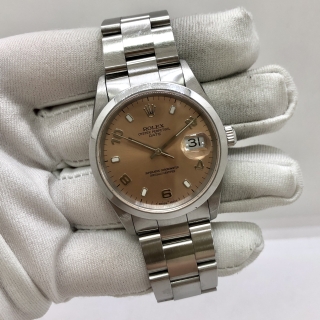 ROLEX WATCH OYSTER PERPETUAL DATE 15200, U SERIES WATCH ONLY U715349