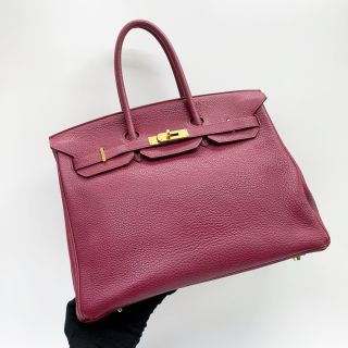 Hermes Bag Birkin 35 Ruby, N Stamp