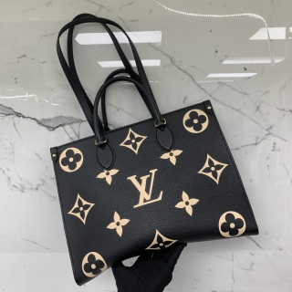 LOUIS VUITTON BAG EMPREINTE M45495 ONTHEGO MM BLACK RFID
