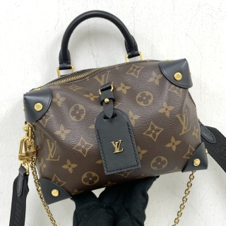 LOUIS VUITTON BAG MACASSAR M45571 MONOGRAM PETITE MALLE SOUPLE 2WAY RFID