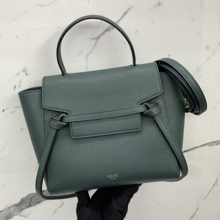 CELINE BAG BELT NANO GREEN