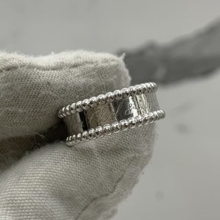 VAN CLEEF & ARPELS FINE JEWELRY RING PERLEE SIGNATURE RING WG750 W/CERT 2024 JF931814