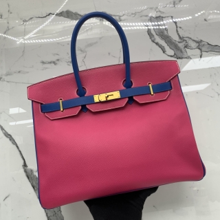 HERMES BAG BIRKIN 35 EPSOM BICOLOR SPECIAL ORDER □Q STAMP