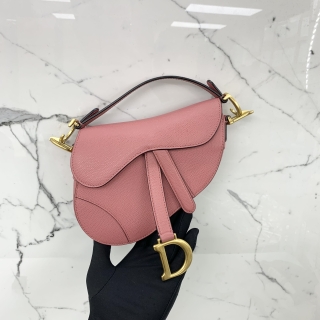 DIOR BAG SADDLE PINK MINI ONE SHOULDER 05-RU-0210