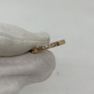 CARTIER FINE JEWELRY AU750 MAILLON PANTHERE DIAMONDS 4P #49 UKO154 3.82G