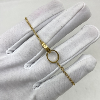 CARTIER FINE JEWELRY BRACELET BABY LOVE YG750 W/CERT 2025 4.2G 671FQE