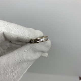 BVLGARI FINE JEWELRY RING B-ZERO ONE BAND WG NO CERT 6.95G