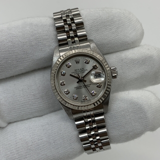 ROLEX WATCH DATEJUST 79174 WATCH ONLY, K SERIES, DIAMOND INDEX K312699