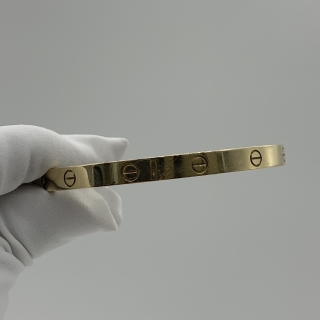 CARTIER FINE JEWELRY BRACELET YG750 LOVE BRACELET RG #20 FULLSET (2022) PXG707 37.82G