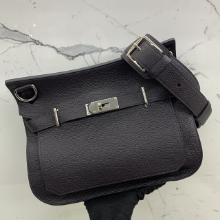 HERMES BAG JYPSIERE 31 T STAMP DARK PURPLE SHW