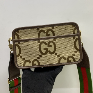 GUCCI BAG GG CANVAS 696075 JUMBO GG MINI BAG