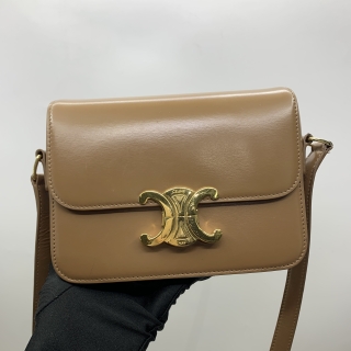 CELINE BAG TRIOMPHE TEEN BROWN F-CE-4223