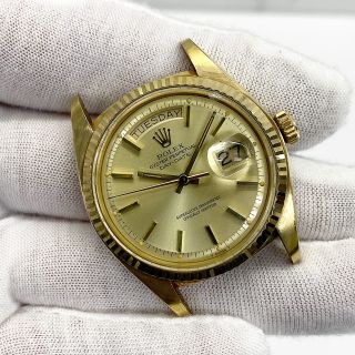 Rolex Gold Champagne Watch Mens (Face Only)