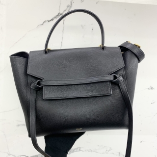 CELINE BAG MINI BELT BAG BLACK OLD LOGO