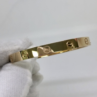 CARTIER FINE JEWELRY BRACELET LOVE BRACELET CLASSIC PG750 #17 FULLSET 2024 32.4G YG