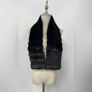 LOUIS VUITTON SCARF MINK SHAWL