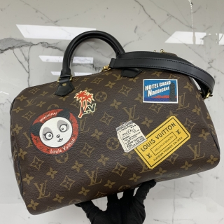 LOUIS VUITTON BAG MONOGRAM MY LV WORLD TOUR SPEEDY BANDOULIERE 30 MONOGRAM DU2178