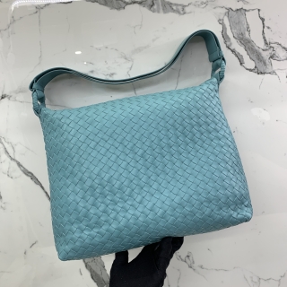 BOTTEGA VENETA BAG ONE SHOULDER BLUE TEAL