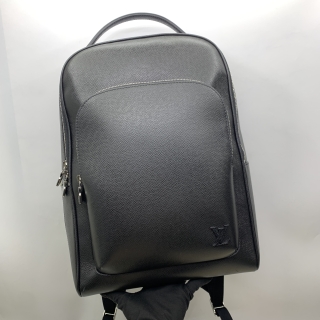 LOUIS VUITTON BAG TAIGA M30857 ADRIAN BACKPACK BLACK RFID