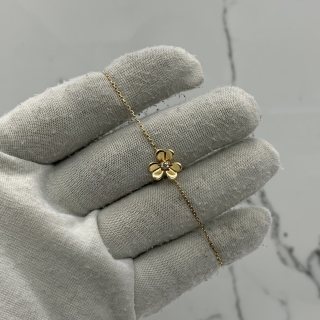 VAN CLEEF & ARPELS FINE JEWELRY BRACELET FRIVOLE 2.2G YG 1PD JA125712