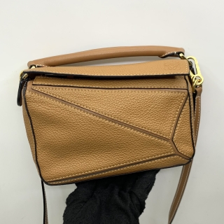LOEWE BAG PUZZLE MINI BROWN 2WAY 522036