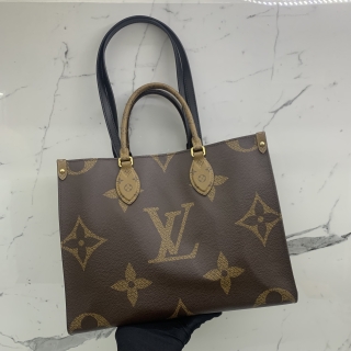 LOUIS VUITTON BAG MONOGRAM M45321 REVERSE ONTHEGO MM RFID